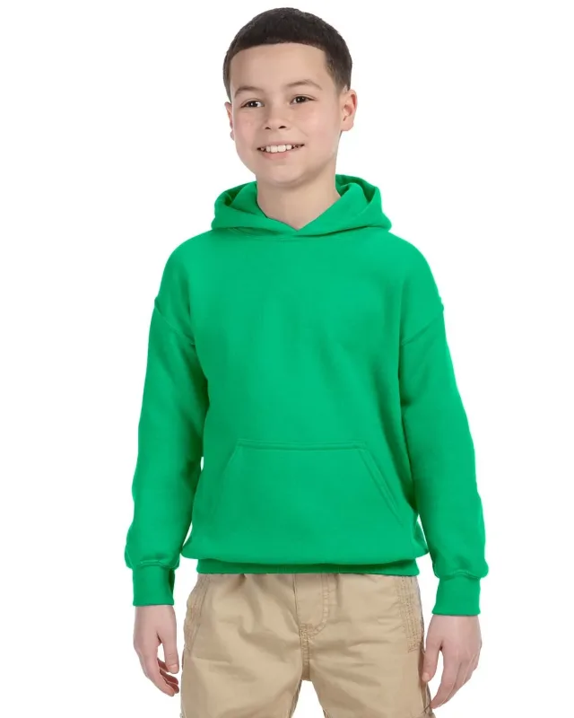 Gildan Youth Heavy Blend Hooded Sweatshirt — view 100