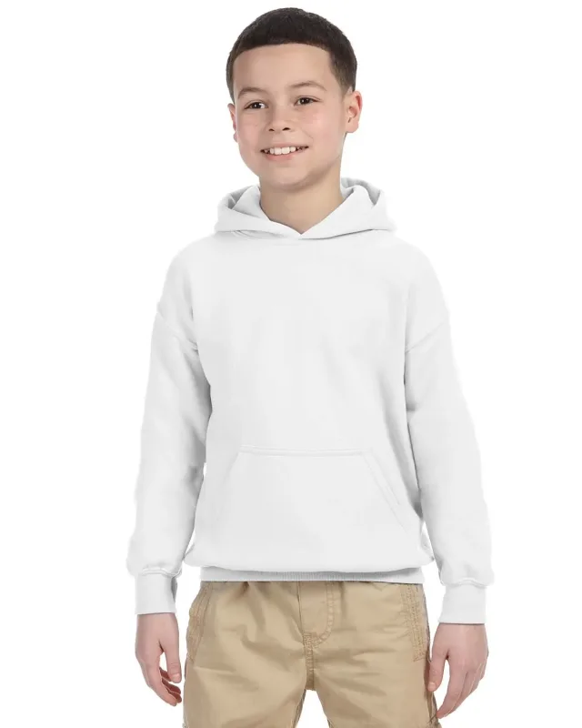 Gildan Youth Heavy Blend Hooded Sweatshirt — view 2