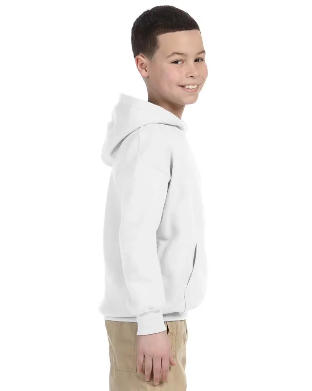 Gildan Youth Heavy Blend Hooded Sweatshirt — view 6