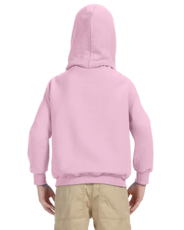 Gildan Youth Heavy Blend Hooded Sweatshirt — view 7
