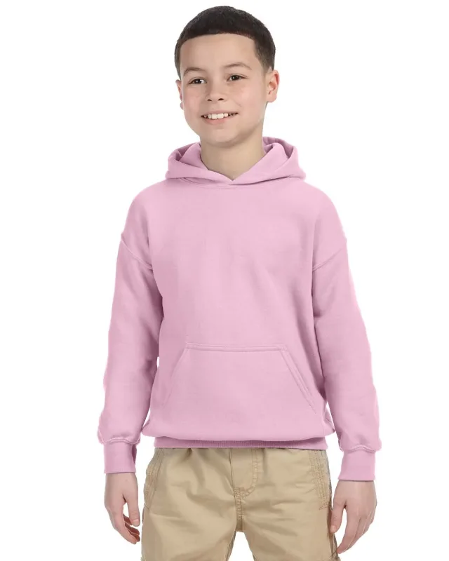 Gildan Youth Heavy Blend Hooded Sweatshirt — view 8