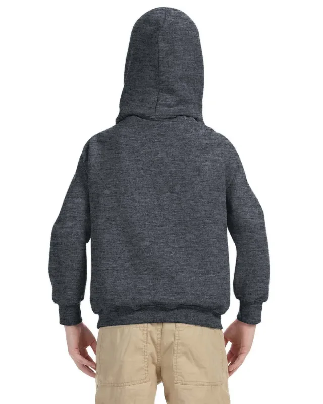 Gildan Youth Heavy Blend Hooded Sweatshirt — view 90