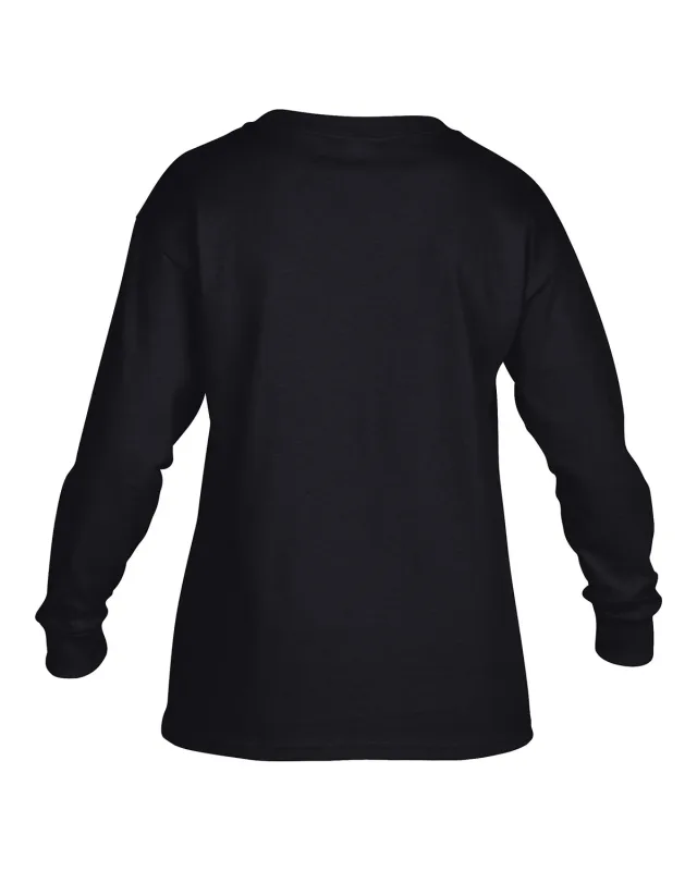 Gildan Youth Heavy Cotton Long-Sleeve T-Shirt — view 15