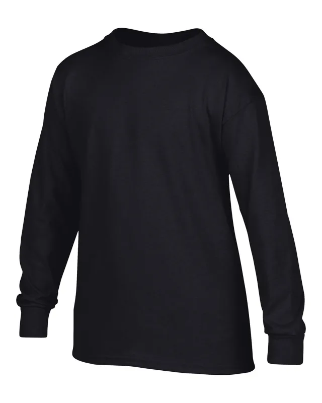 Gildan Youth Heavy Cotton Long-Sleeve T-Shirt — view 16