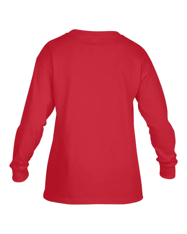 Gildan Youth Heavy Cotton Long-Sleeve T-Shirt — view 21