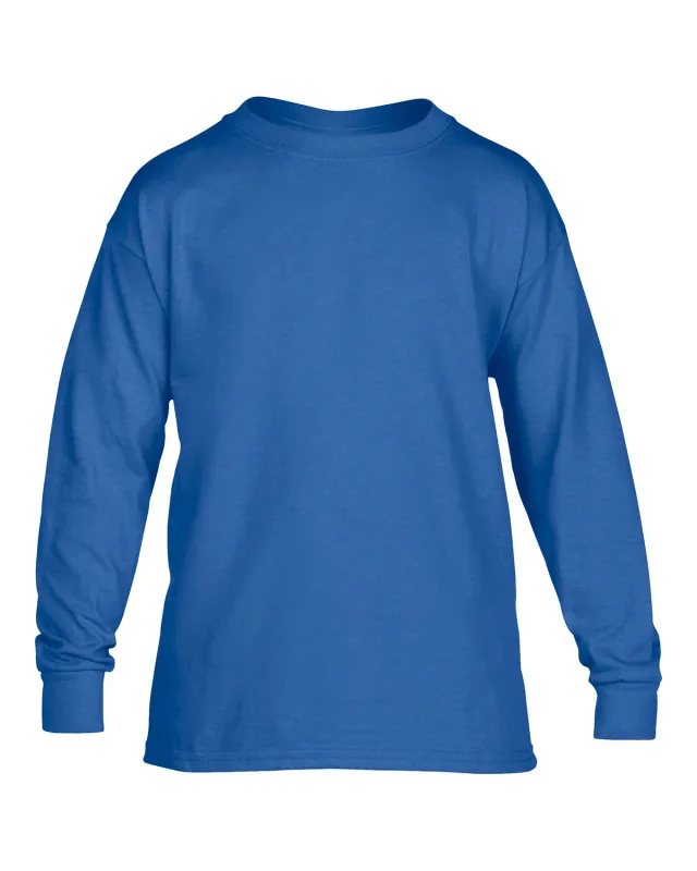 Gildan Youth Heavy Cotton Long-Sleeve T-Shirt — view 29