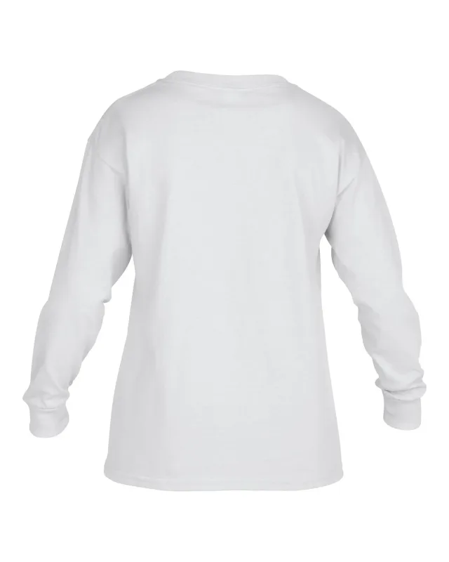 Gildan Youth Heavy Cotton Long-Sleeve T-Shirt — view 3