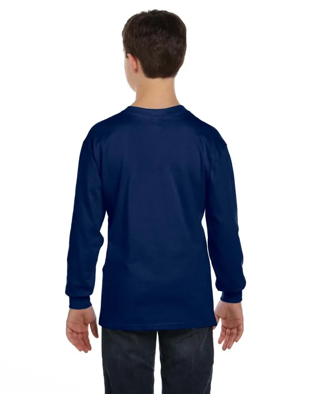 Gildan Youth Heavy Cotton Long-Sleeve T-Shirt — view 31