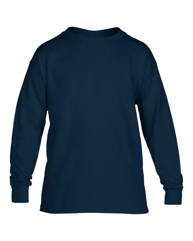 Gildan Youth Heavy Cotton Long-Sleeve T-Shirt — view 34