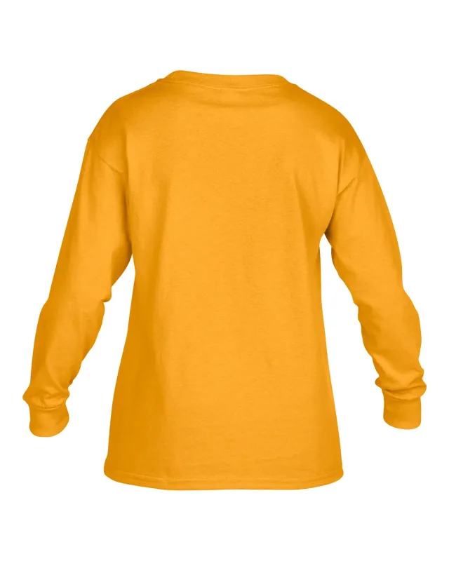 Gildan Youth Heavy Cotton Long-Sleeve T-Shirt — view 38