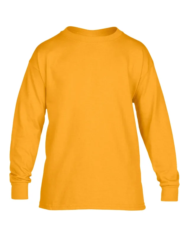 Gildan Youth Heavy Cotton Long-Sleeve T-Shirt — view 39