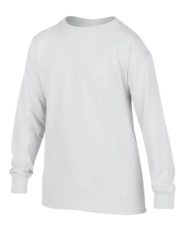 Gildan Youth Heavy Cotton Long-Sleeve T-Shirt — view 4