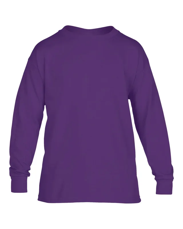 Gildan Youth Heavy Cotton Long-Sleeve T-Shirt — view 44