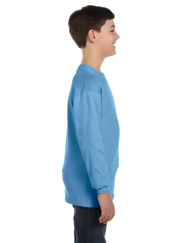 Gildan Youth Heavy Cotton Long-Sleeve T-Shirt — view 50