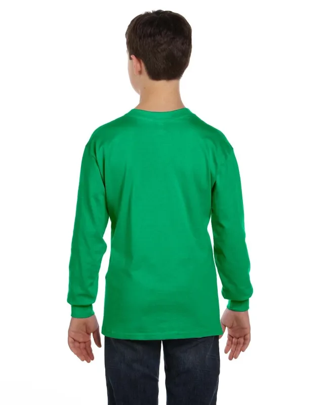 Gildan Youth Heavy Cotton Long-Sleeve T-Shirt — view 51