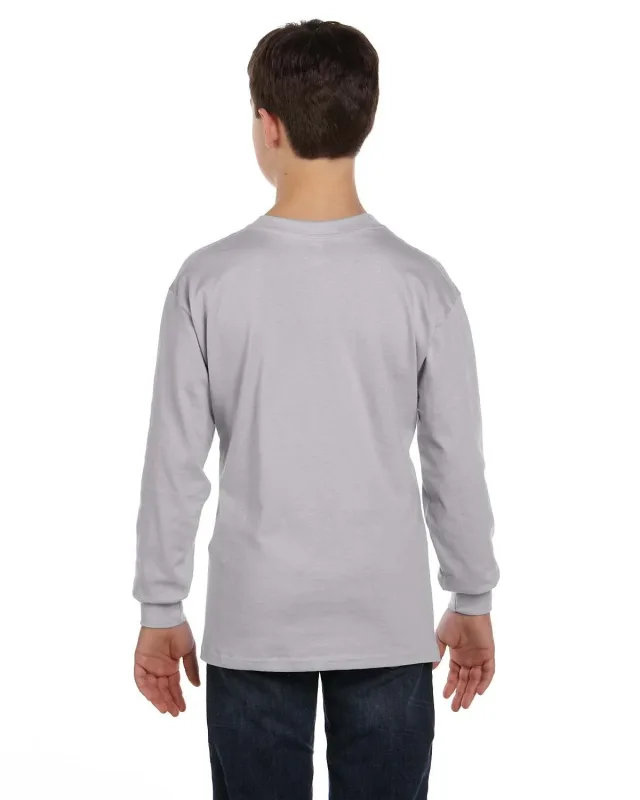 Gildan Youth Heavy Cotton Long-Sleeve T-Shirt — view 56