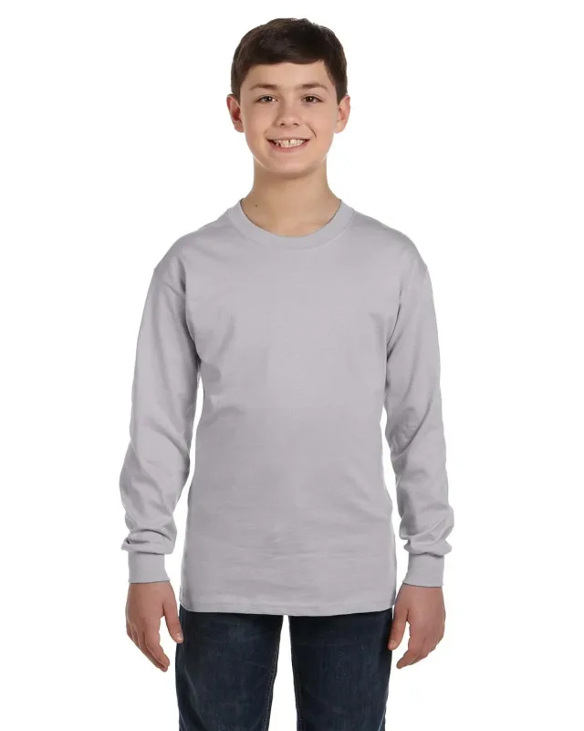 Gildan Youth Heavy Cotton Long-Sleeve T-Shirt — view 57