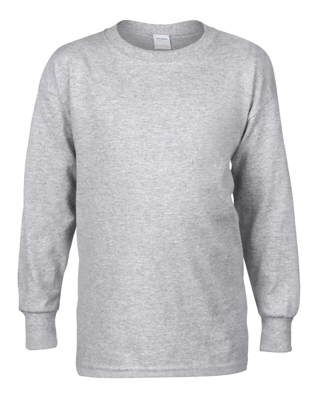 Gildan Youth Heavy Cotton Long-Sleeve T-Shirt — view 59