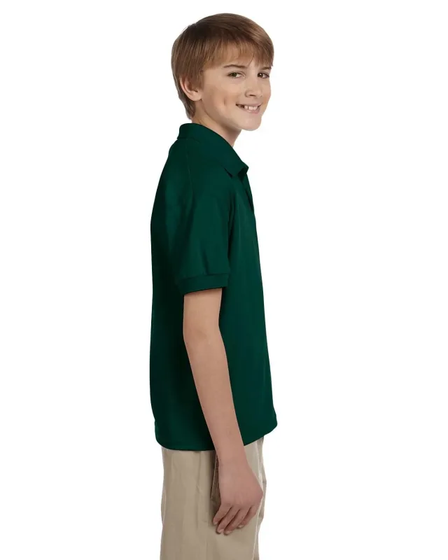 Gildan Youth Jersey Polo — view 12
