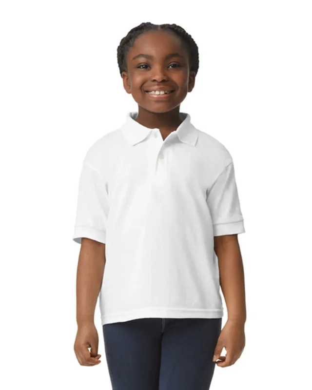 Gildan Youth Jersey Polo — view 2