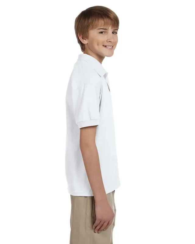 Gildan Youth Jersey Polo — view 6