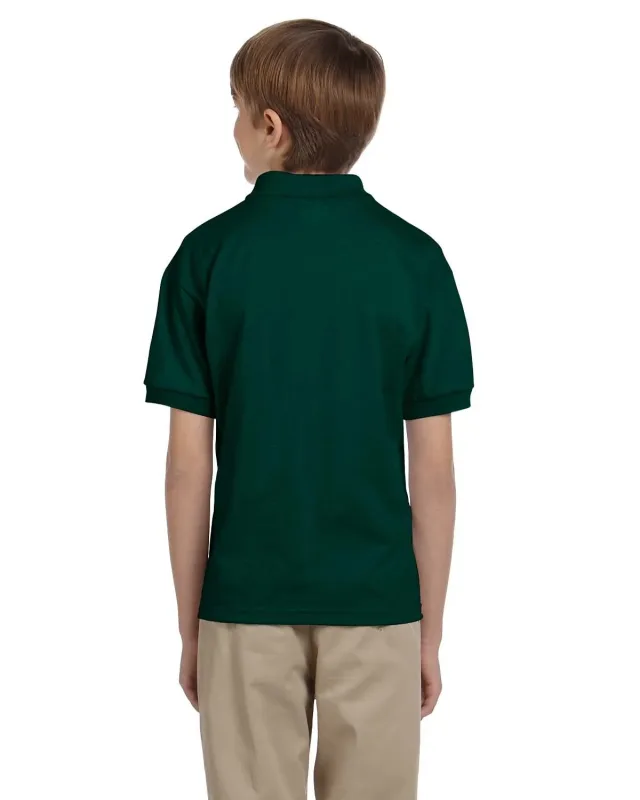 Gildan Youth Jersey Polo — view 7