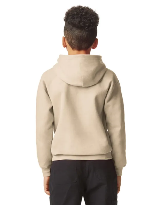 Gildan Youth Softstyle Midweight Fleece Hooded Sweatshirt — view 10