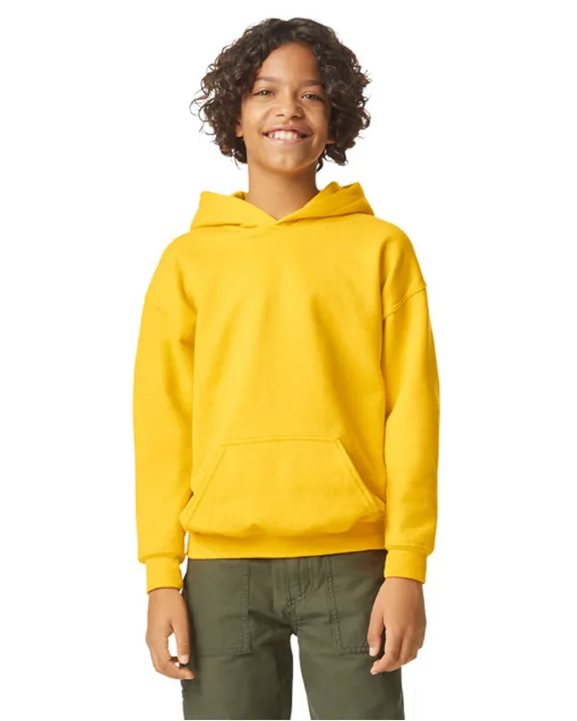 Gildan Youth Softstyle Midweight Fleece Hooded Sweatshirt — view 14