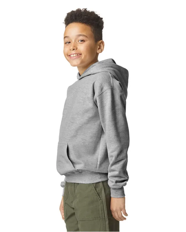 Gildan Youth Softstyle Midweight Fleece Hooded Sweatshirt — view 21