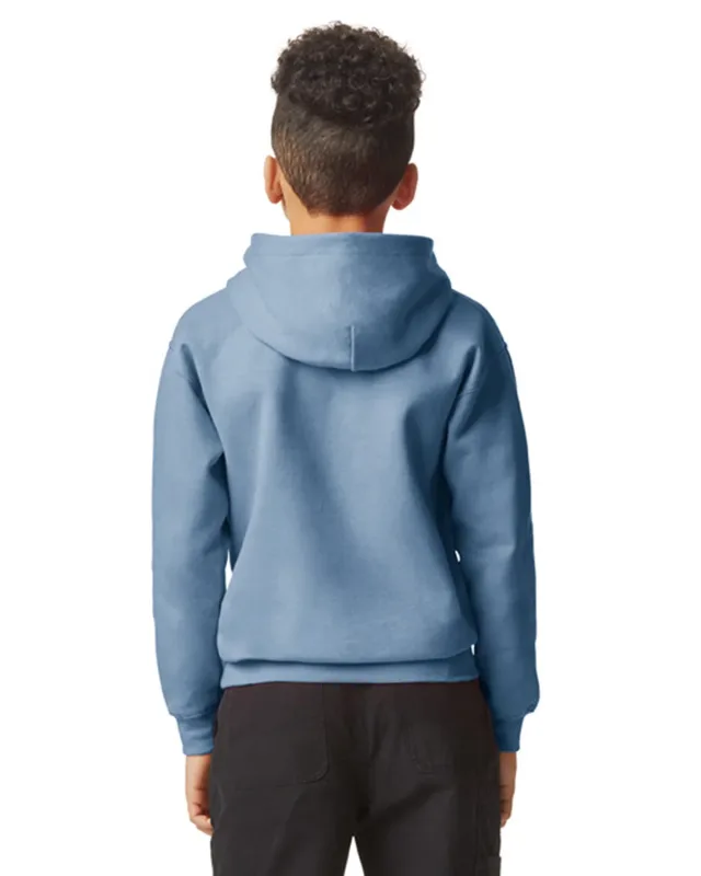 Gildan Youth Softstyle Midweight Fleece Hooded Sweatshirt — view 22