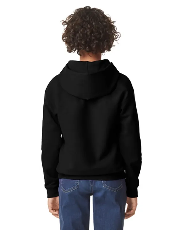 Gildan Youth Softstyle Midweight Fleece Hooded Sweatshirt — view 25