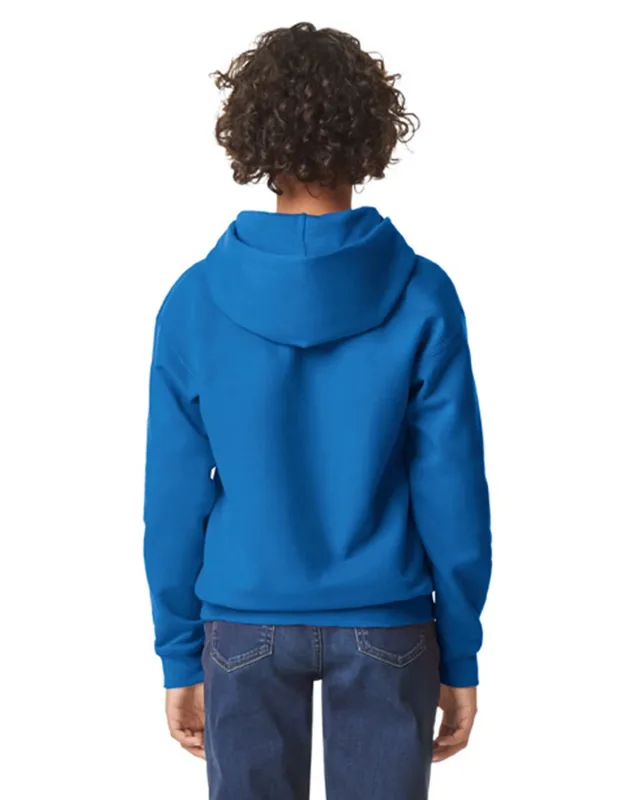 Gildan Youth Softstyle Midweight Fleece Hooded Sweatshirt — view 28