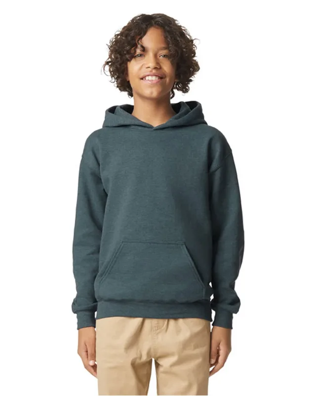 Gildan Youth Softstyle Midweight Fleece Hooded Sweatshirt — view 41