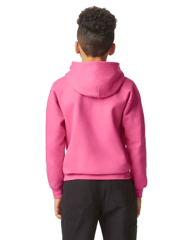 Gildan Youth Softstyle Midweight Fleece Hooded Sweatshirt — view 43