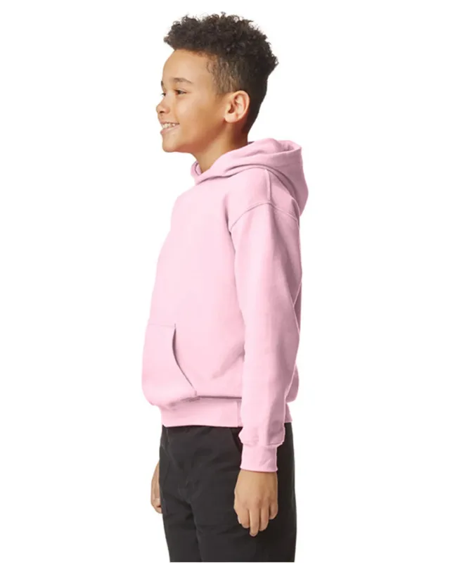 Gildan Youth Softstyle Midweight Fleece Hooded Sweatshirt — view 9