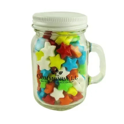 Glass Mini Mason Jars - Chocolate Buttons — view 6