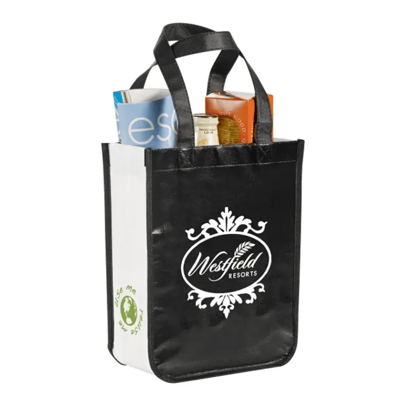 Personalized Laminated Non-Woven Gift Tote — view 6