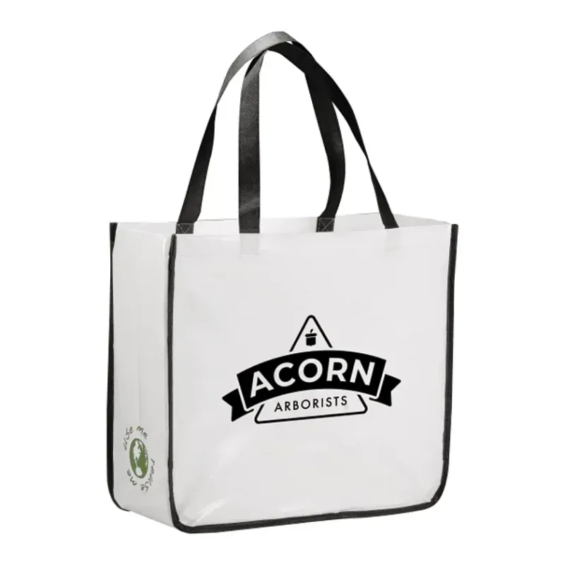 Gloss Laminated Non-Woven Shopper Tote — view 5