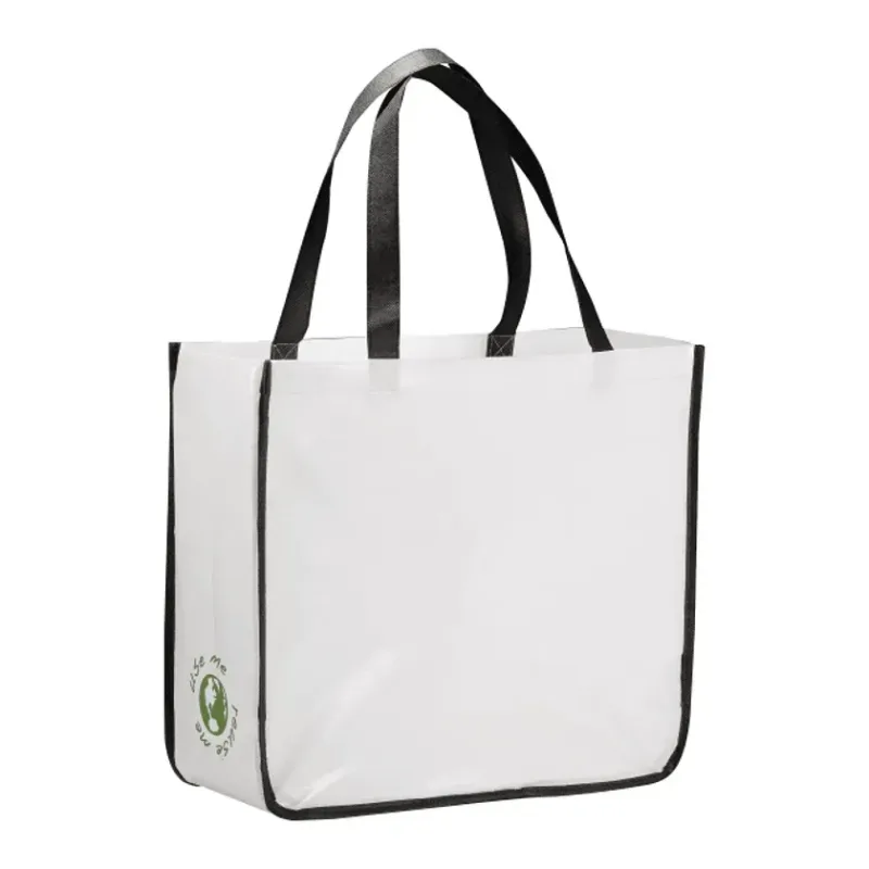 Gloss Laminated Non-Woven Shopper Tote — view 6