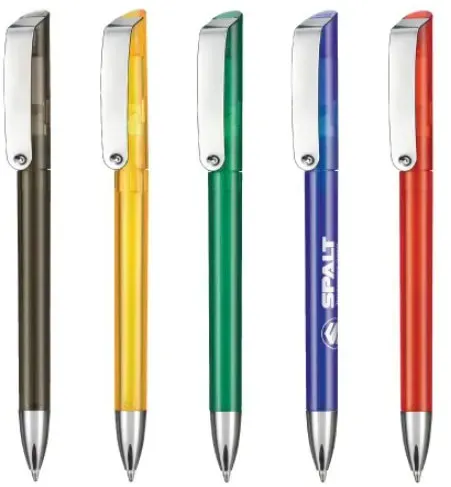 Customized Glossy Transparent Twist Action Ballpoint Pen