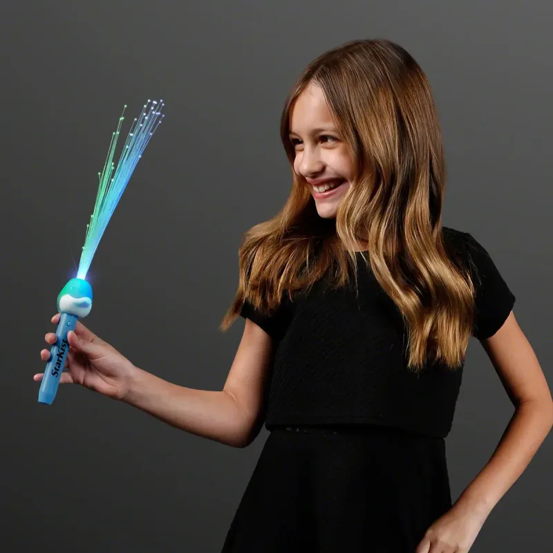 Glow Dolphin LED Fiber Optic Wand — view 4