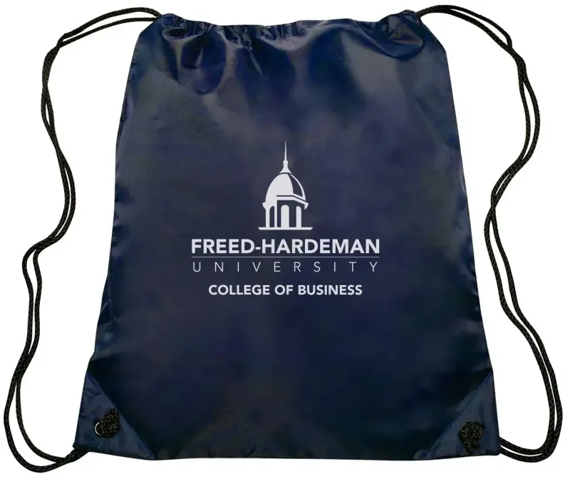 Custom GO-EZ Polyester Drawstring Backpack — view 14