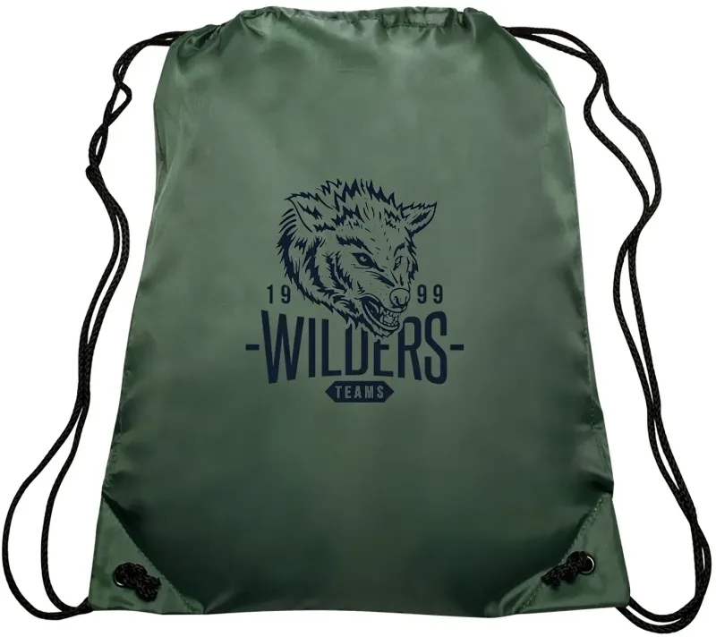 Custom GO-EZ Polyester Drawstring Backpack — view 15