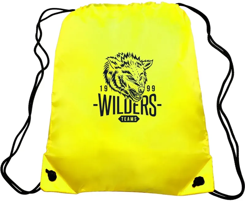 Custom GO-EZ Polyester Drawstring Backpack — view 2