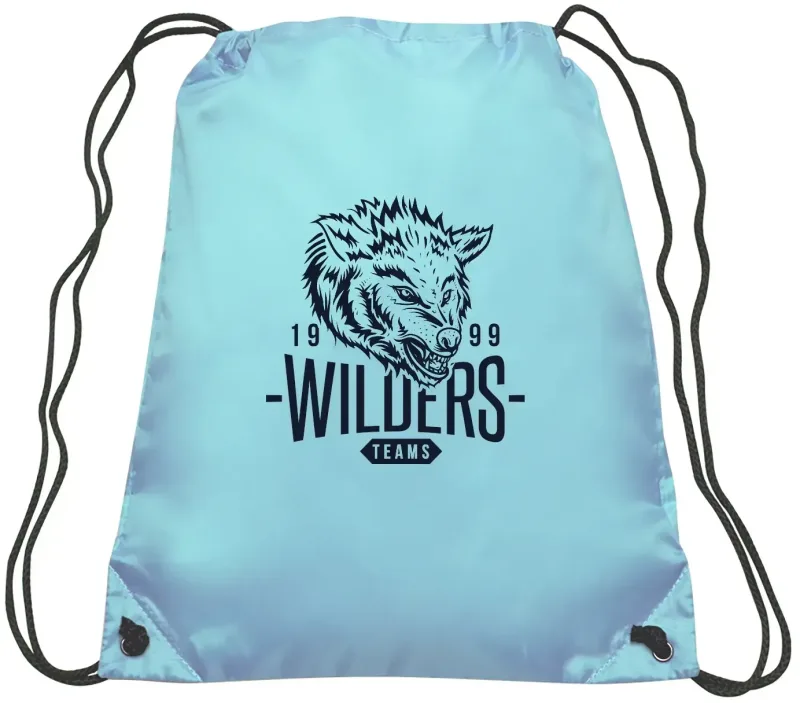 Custom GO-EZ Polyester Drawstring Backpack — view 3