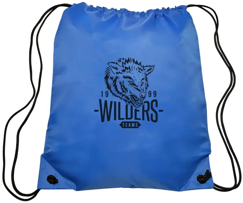 Custom GO-EZ Polyester Drawstring Backpack — view 8