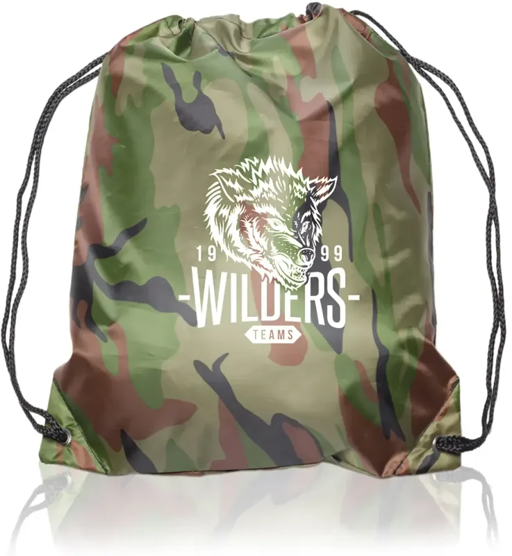 Custom GO-EZ Polyester Drawstring Backpack — view 9