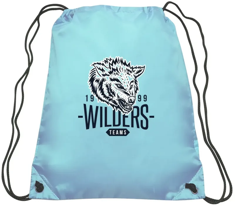 EZ-Draw Polyester Backpack - Personalized Promotional Bag — view 10