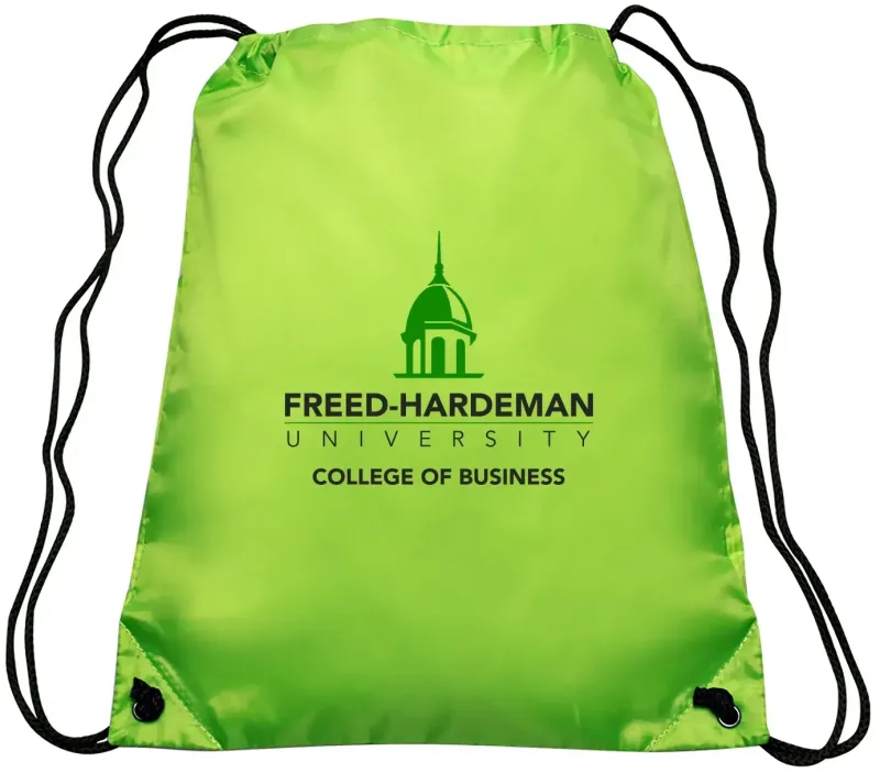 EZ-Draw Polyester Backpack - Personalized Promotional Bag — view 13