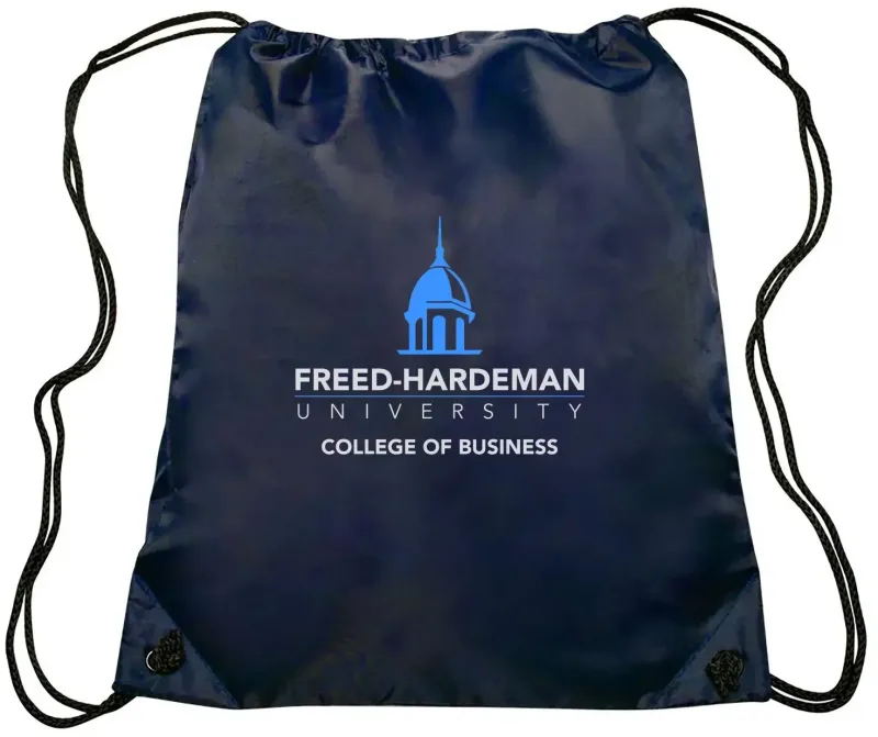EZ-Draw Polyester Backpack - Personalized Promotional Bag — view 14